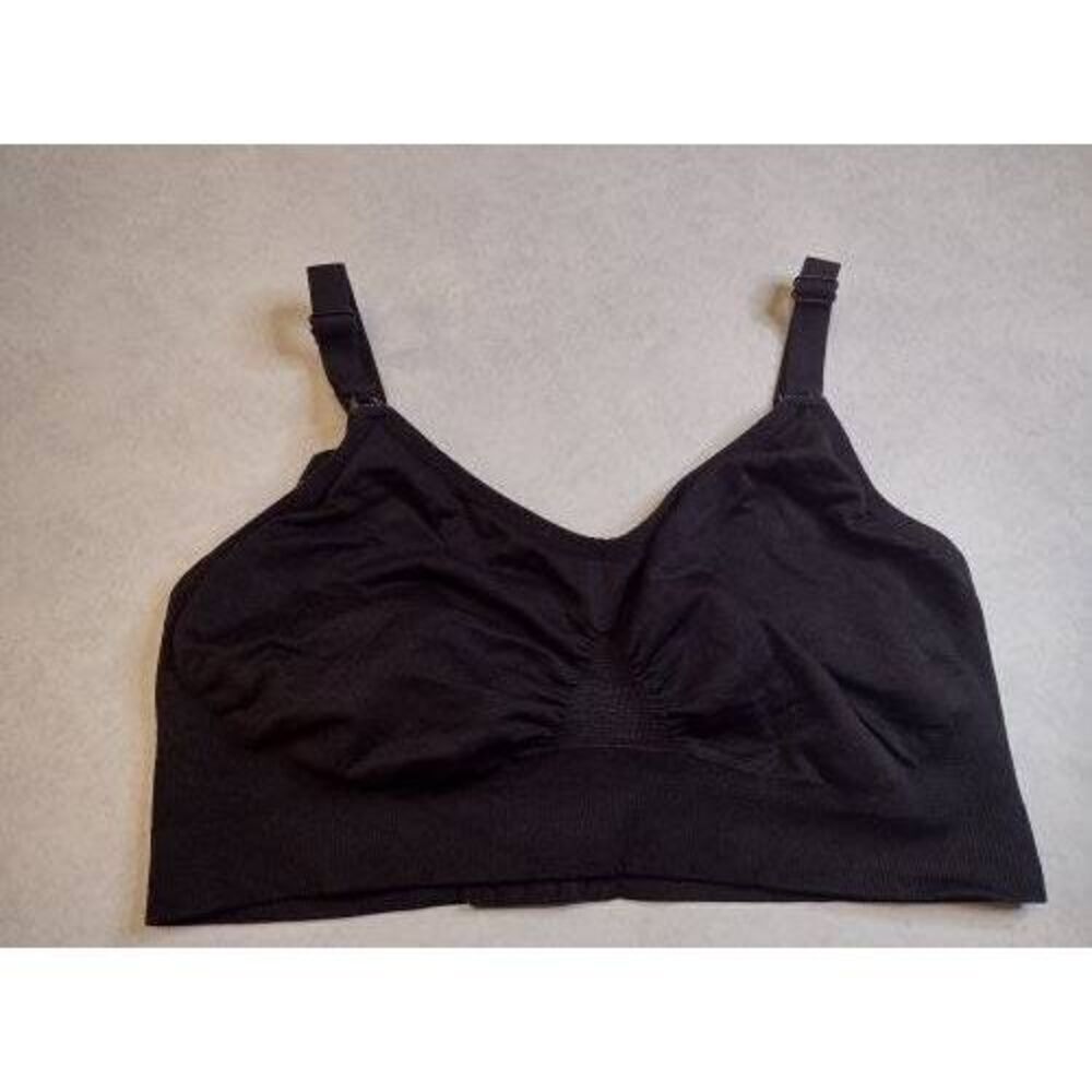 Hofish Size XL Black Wireless Nursing Bra